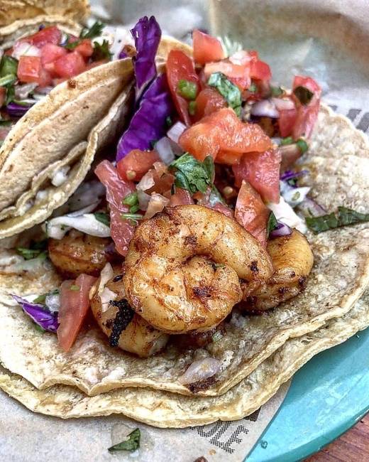 Order Shrimp Taco food online from Flacos Tacos store, Chicago on bringmethat.com