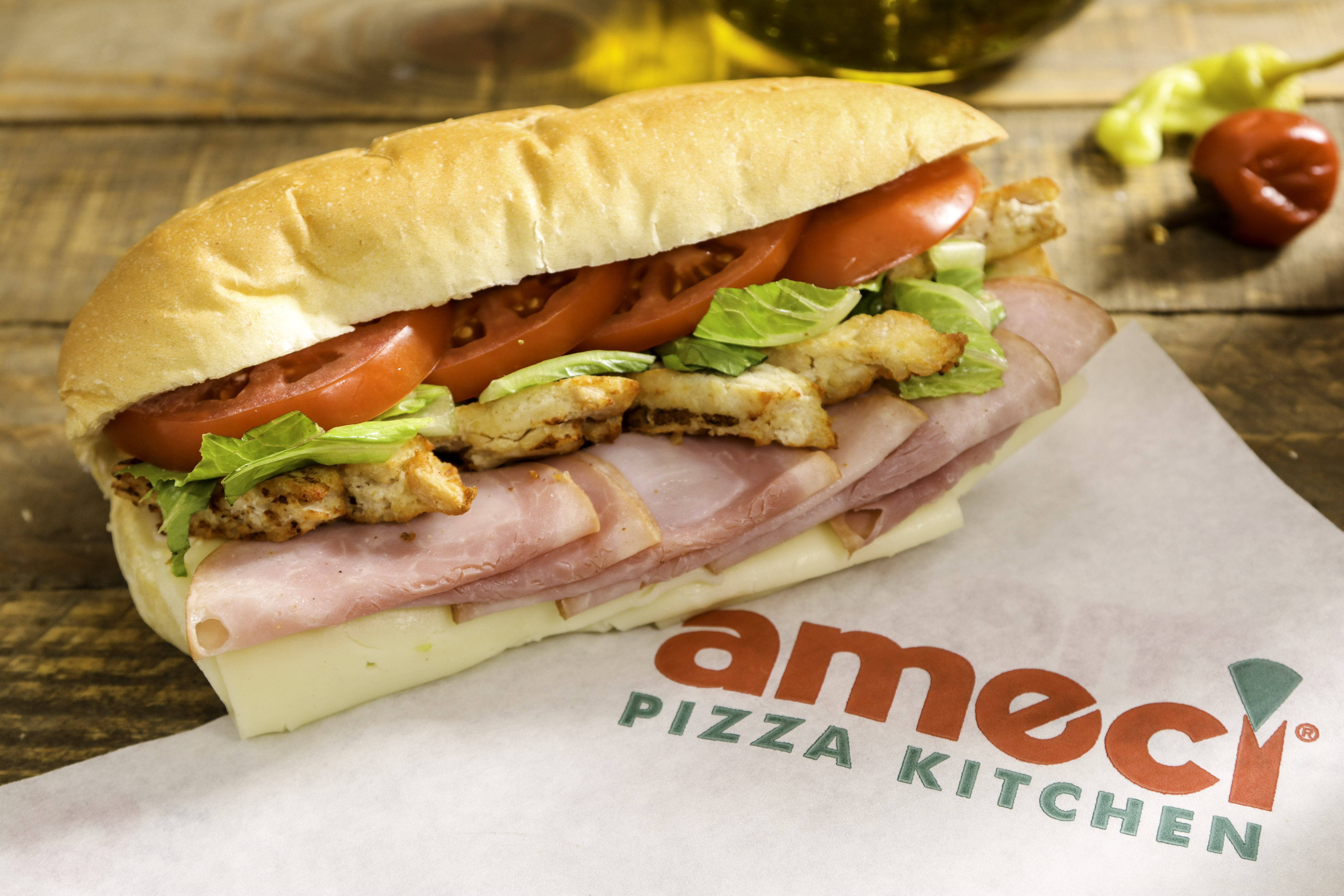Order Ham and Cheese Sandwich food online from Ameci Pizza & Pasta store, Chatsworth on bringmethat.com