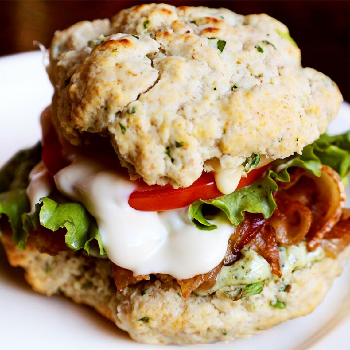 Order BLT Sconewich. food online from Whistling Kettle Ballston Spa store, Ballston Spa on bringmethat.com