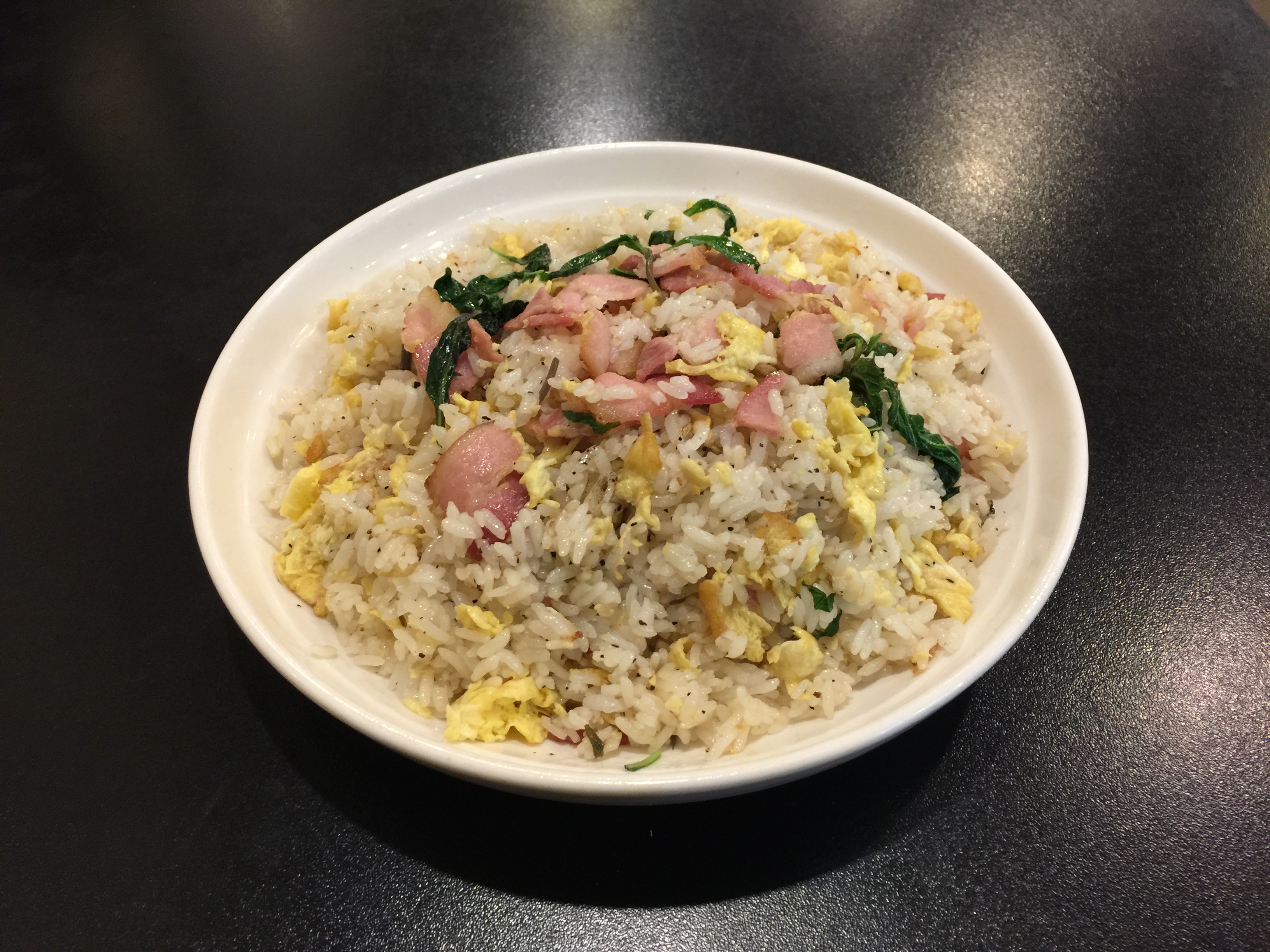 Order Basil Bacon Fried Rice food online from Queen House store, Mountain View on bringmethat.com