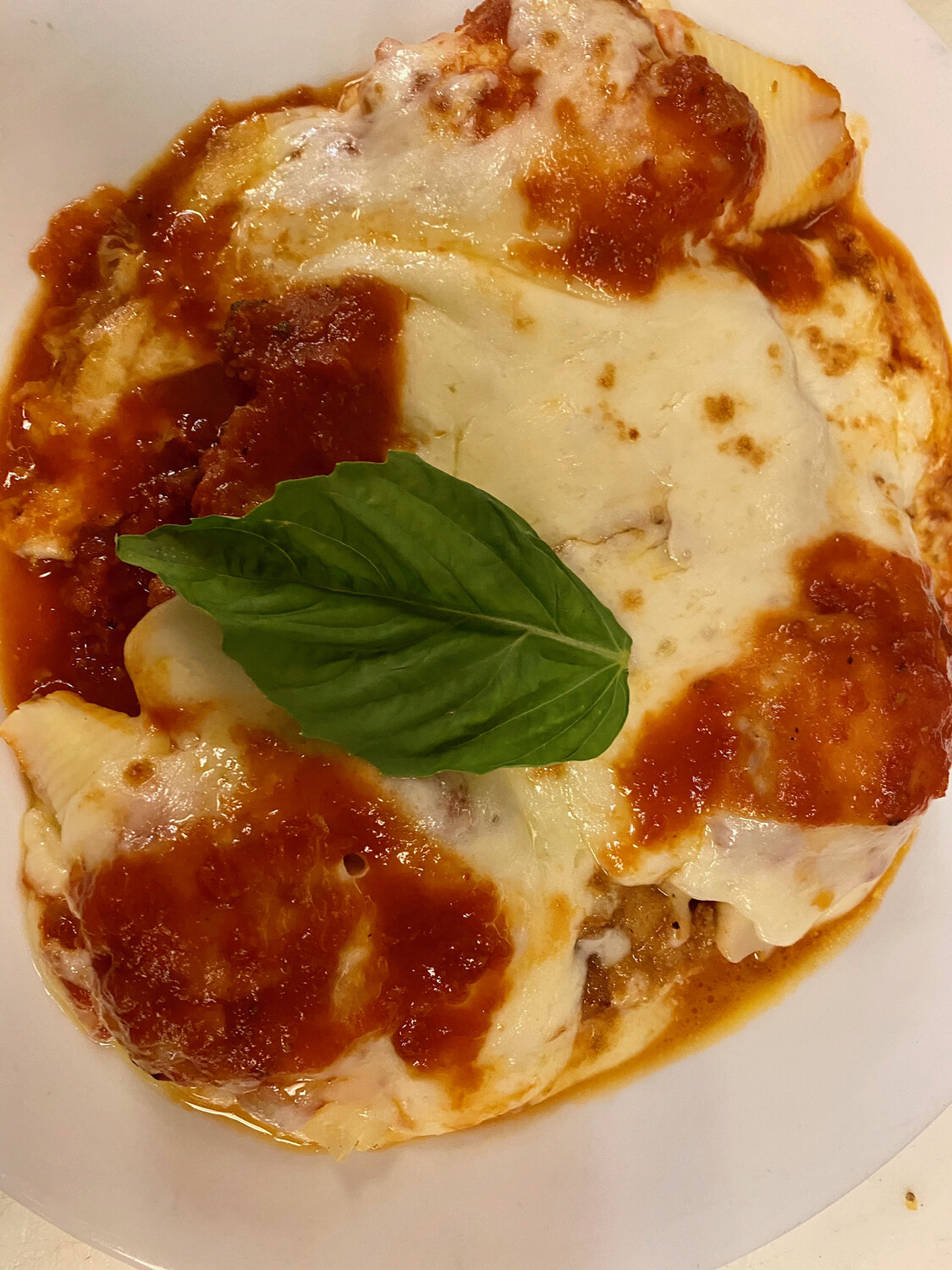 Order 8. Chicken Parmigiana and Stuffed Shells Combo food online from Piccolo store, Bellmore on bringmethat.com