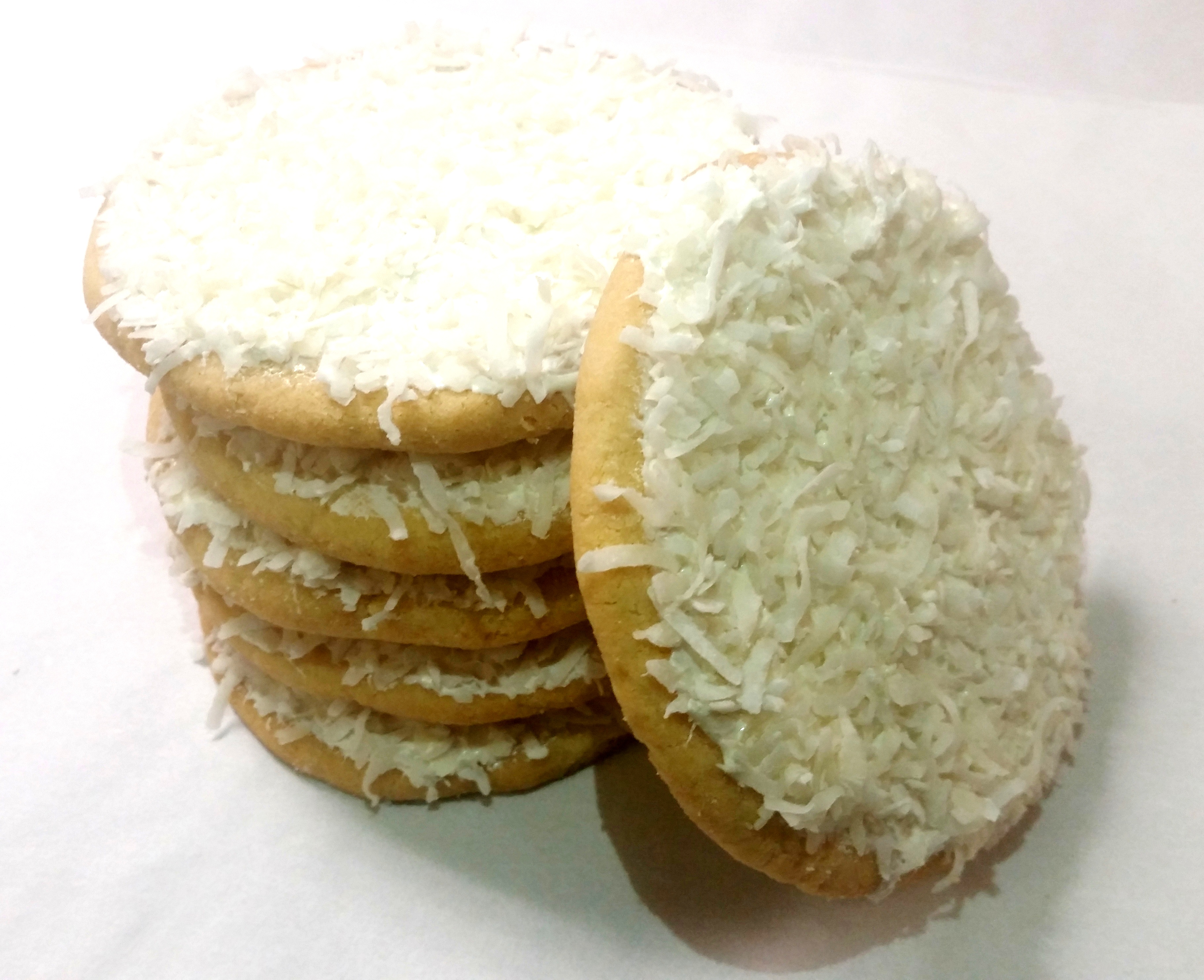 Order Coconut & White Chocolate Cookie food online from Twisted Cookie store, Forest Park on bringmethat.com