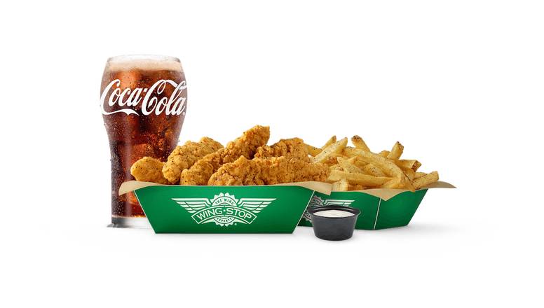 Order Large 5 pc Crispy Tender Combo food online from Wingstop store, Chicago on bringmethat.com