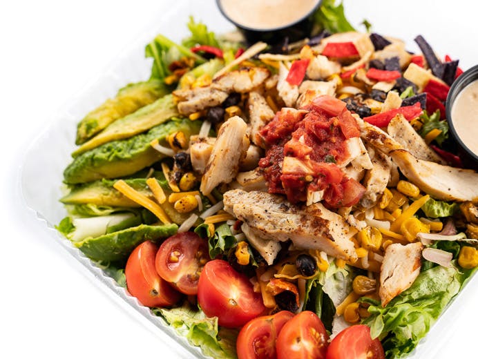 Order Fiesta Chicken Salad - Salad food online from Chicho's Pizza store, Chesapeake on bringmethat.com