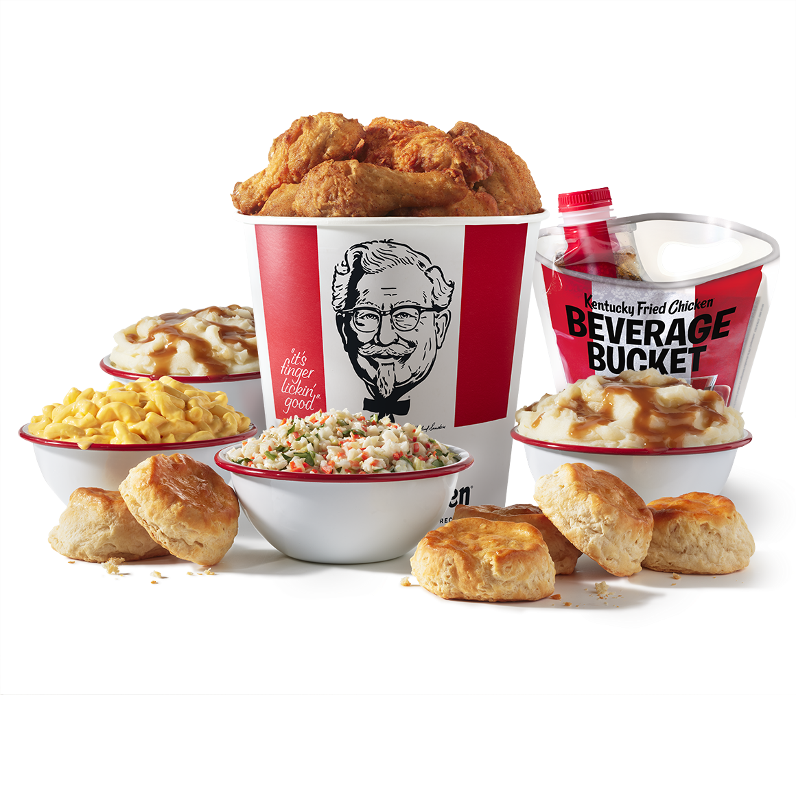 Order FREE Beverage Bucket - 16 pc Meal (Variety) food online from Kfc store, Fairbanks on bringmethat.com