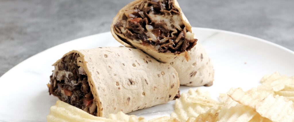 Order Cheesesteak Wrap food online from Pizza206 store, Tabernacle on bringmethat.com