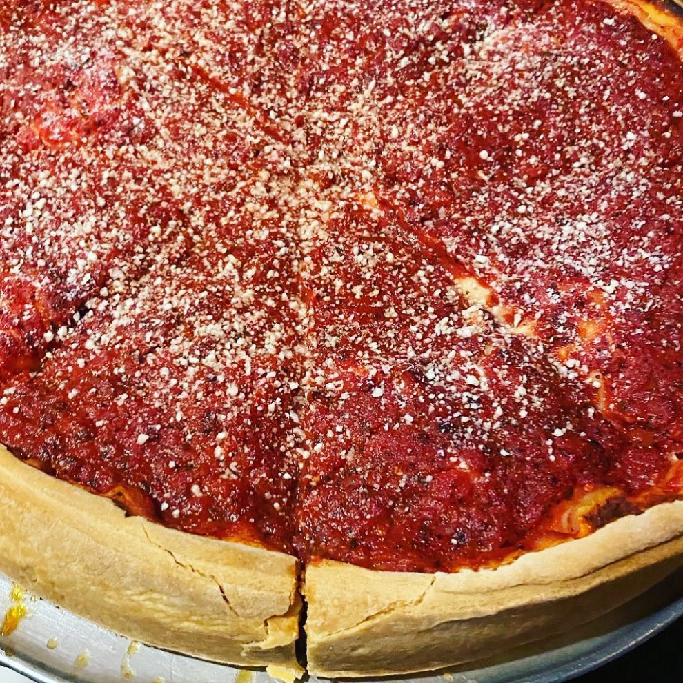 Order Stuffed Cheese Pizza food online from Pronto store, Glendale Heights on bringmethat.com