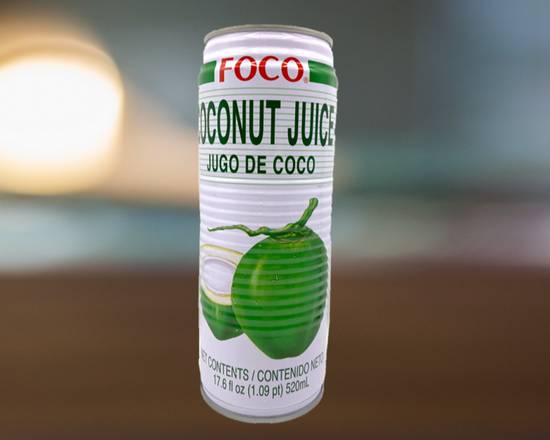 Order Foco - Coconut Juice with Pulp 17.6 oz food online from Thai Curry store, Arlington on bringmethat.com
