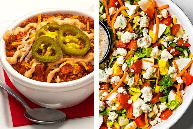 Order Impossible Chili & Salad food online from Arooga Rt. 39 store, Harrisburg on bringmethat.com