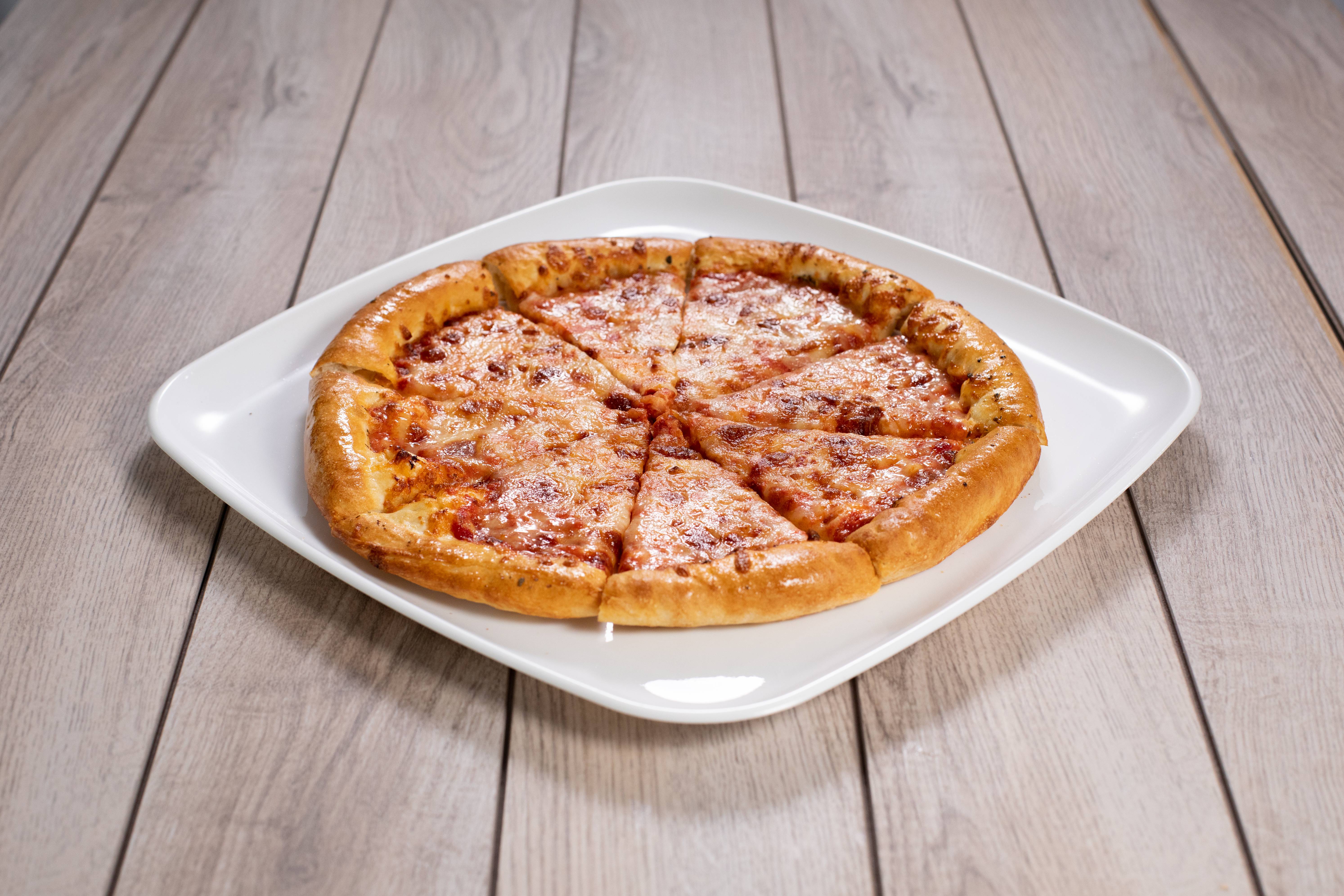 Order 12" Medium Cheese Pizza food online from Doubledave Pizzaworks store, Houston on bringmethat.com