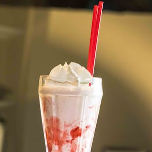Order 33. Very Cherry Shake food online from Cafe 50's (west la) store, Los Angeles on bringmethat.com