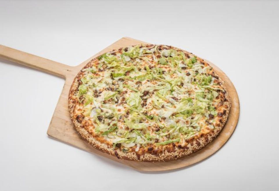 Order John's Big Mac Pizza - Small (6 Slices) food online from John's Pizza & Subs store, Getzville on bringmethat.com