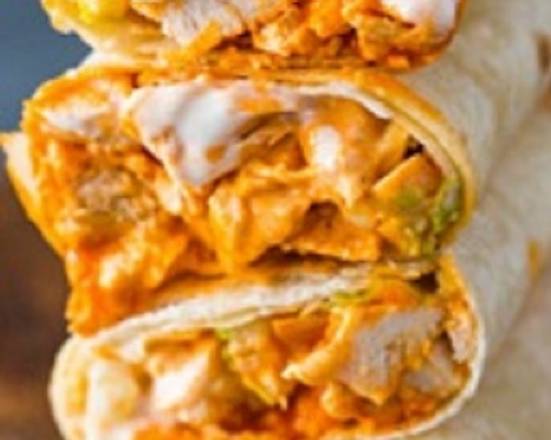 Order Buffalo Chicken Wrap food online from Old Country Pizzeria store, East Weymouth on bringmethat.com