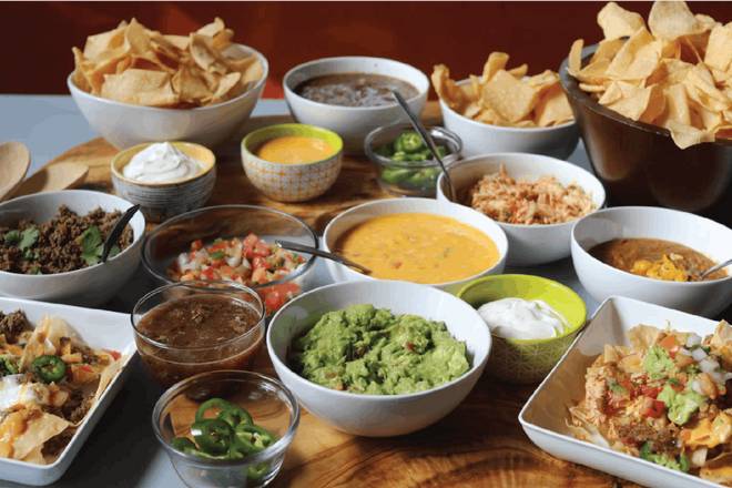 Order Nacho Appetizer Bar For 4 food online from Uncle Julio store, Bridgewater Township on bringmethat.com