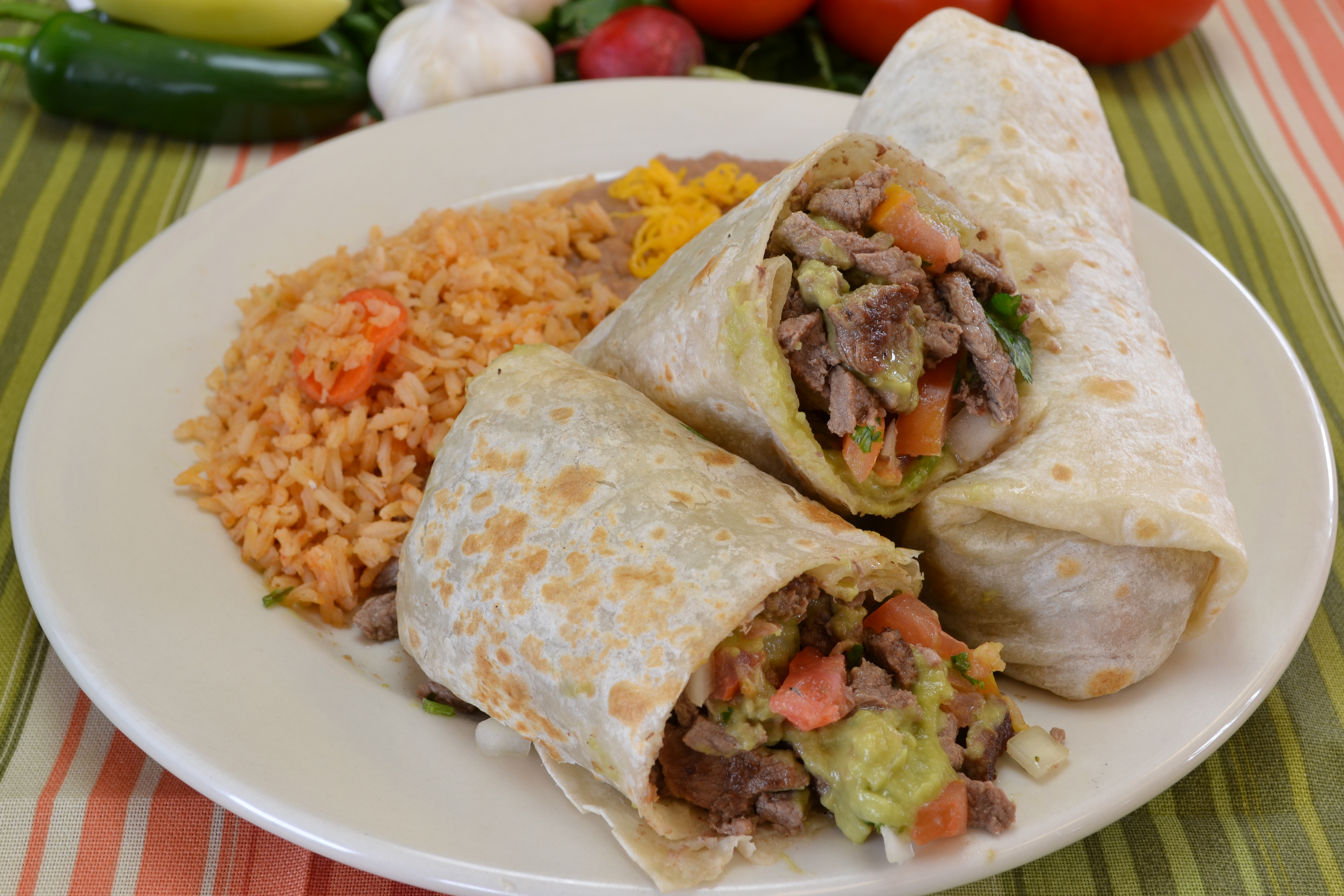 Order 01. Burrito food online from Riliberto Fresh Mexican Food store, Flagstaff on bringmethat.com