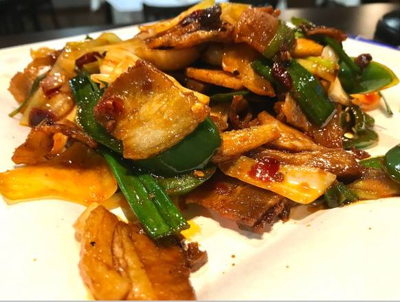 Order Spicy Double Cooked Pork 四川回鍋肉 ️️️ food online from New Sichuan store, Winston-Salem on bringmethat.com