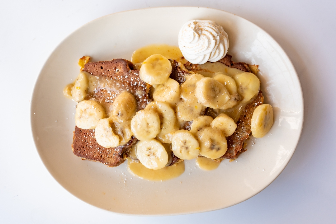 Order Banana Foster French Toast food online from Kup A Joe Cafe store, Frankfort on bringmethat.com