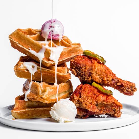 Order Nashville Chicken & Waffles food online from Sweet Chick store, Los Angeles on bringmethat.com
