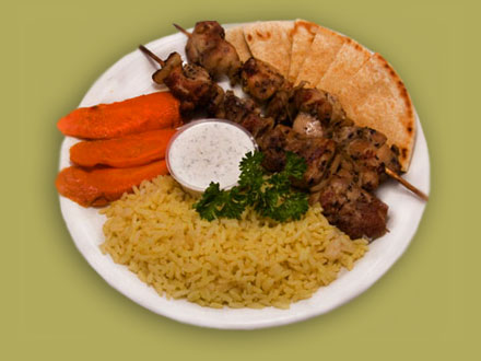 Order Souvlaki Combo food online from Troy Greek Restaurant store, San Diego on bringmethat.com