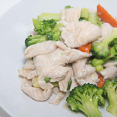 Order Chicken with Broccoli 芥蓝鸡 K food online from Jin's Fine Asian Cuisine store, Brookline on bringmethat.com