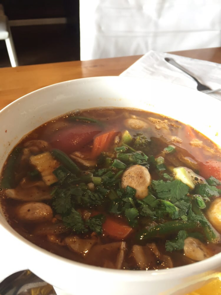Order X6. Tom Yum Noodle Soup food online from Chon Thai Food store, Chandler on bringmethat.com