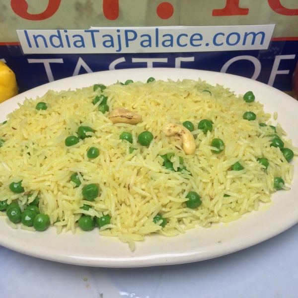 Order D8. Peas Pulao food online from India Taj Palace store, San Antonio on bringmethat.com