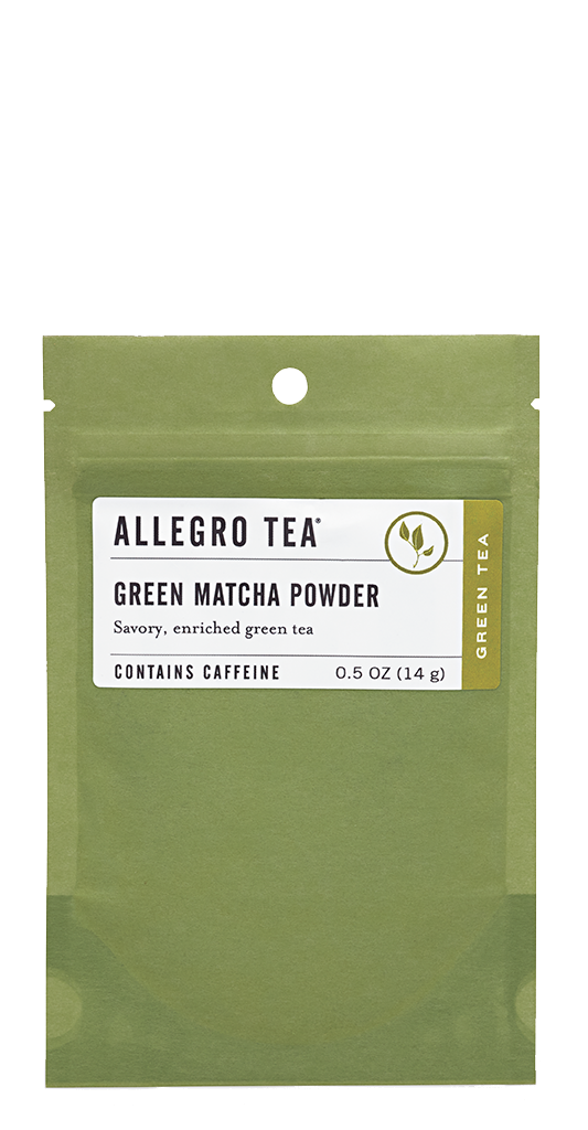 Order Green Matcha Powder (0.50 oz.) food online from Allegro Coffee Company store, Wynnewood on bringmethat.com