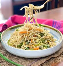 Order Hakka Noodles (Veg) food online from Cosmos Indian Store & Cafe store, Lawrence on bringmethat.com