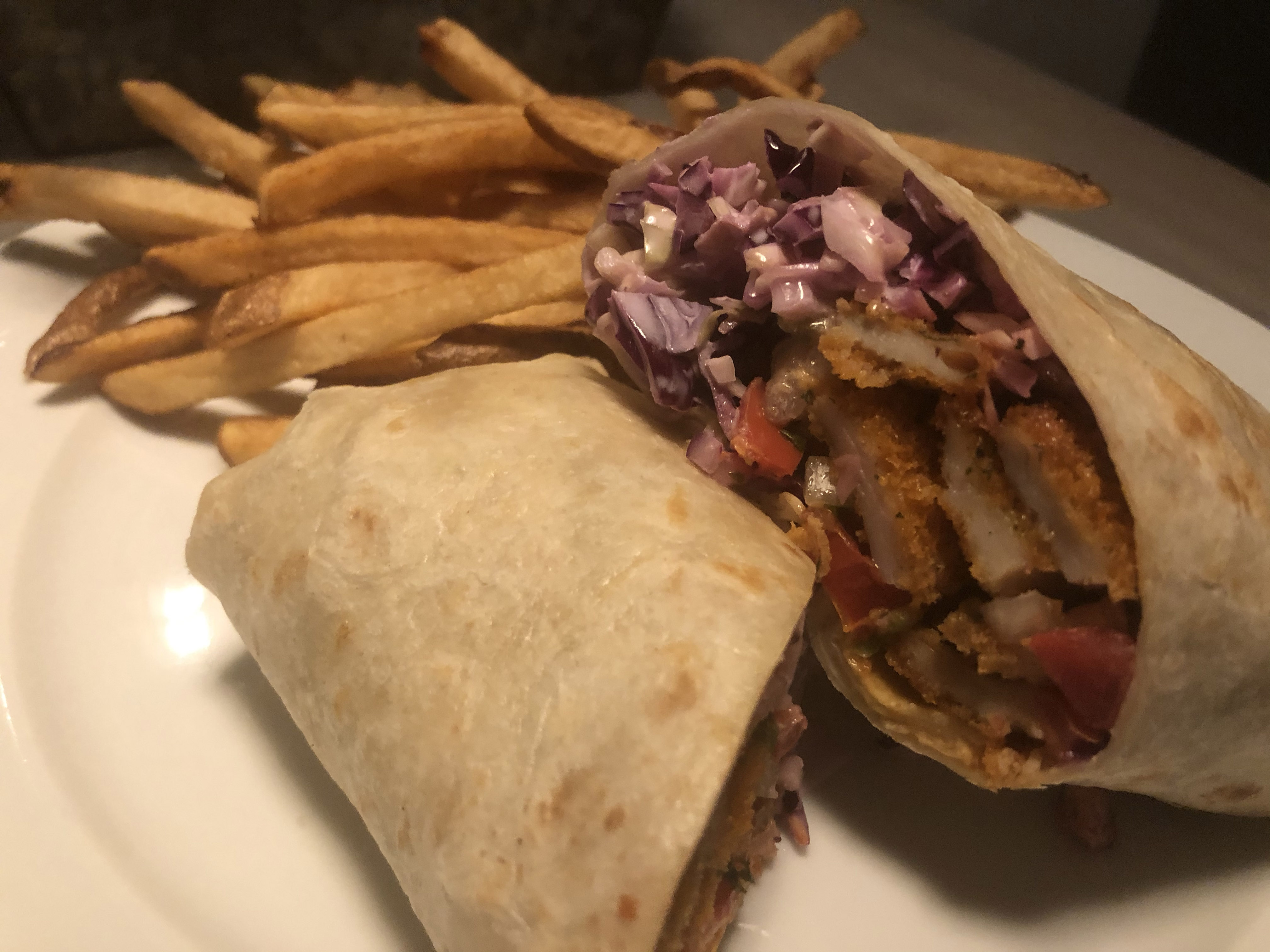 Order Southern Chicken Wrap food online from Hollys Diner store, charlottsville on bringmethat.com