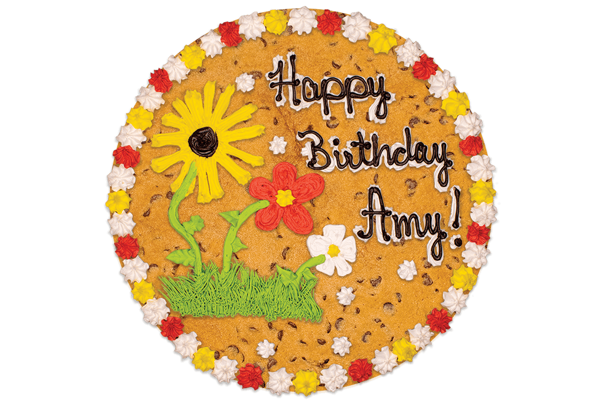 Order #413: Birthday Flowers food online from Nestle Toll House Cafe store, Friendswood on bringmethat.com