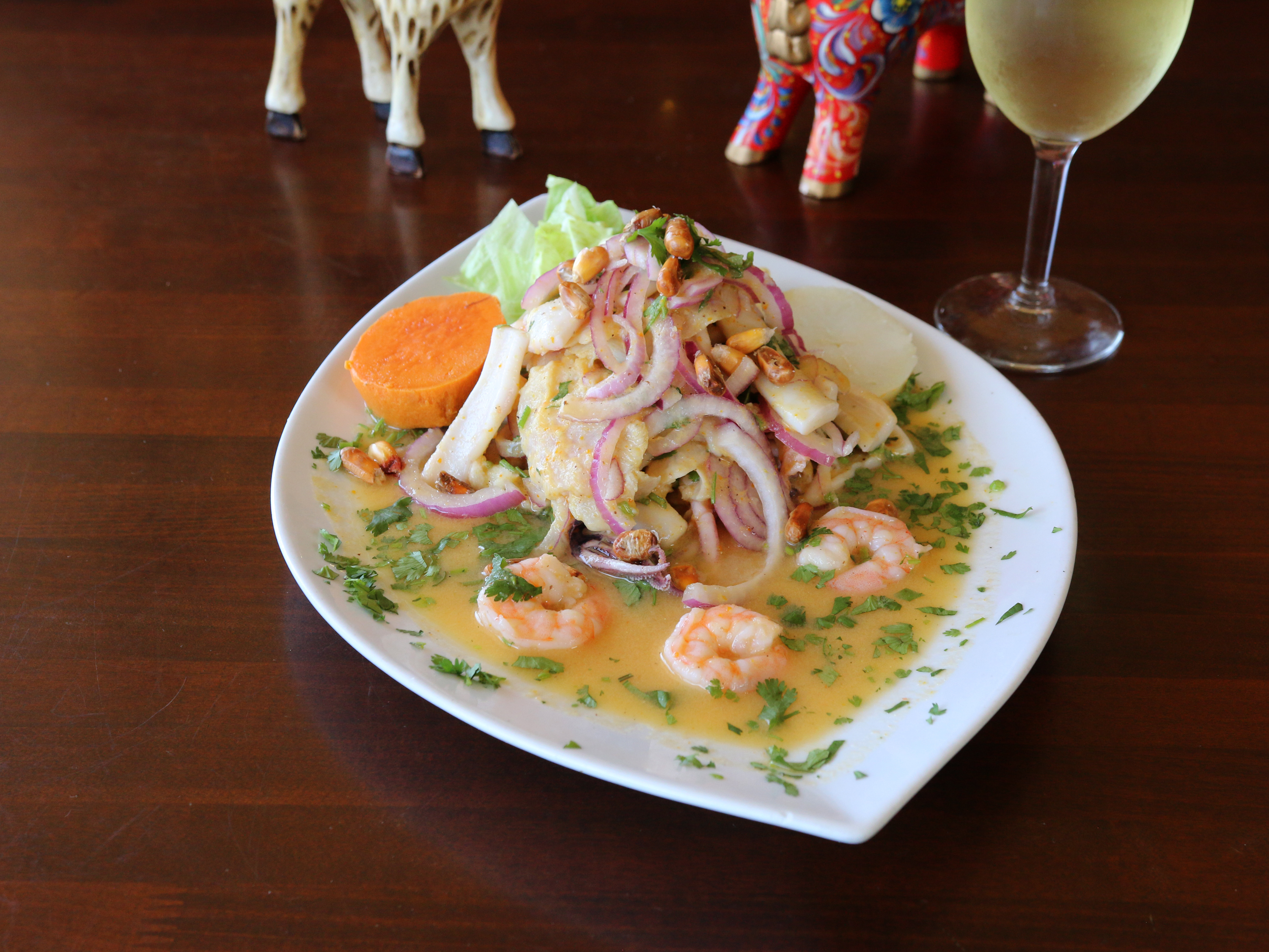 Order Ceviche Mixto food online from Inka Cantina store, Fountain Valley on bringmethat.com