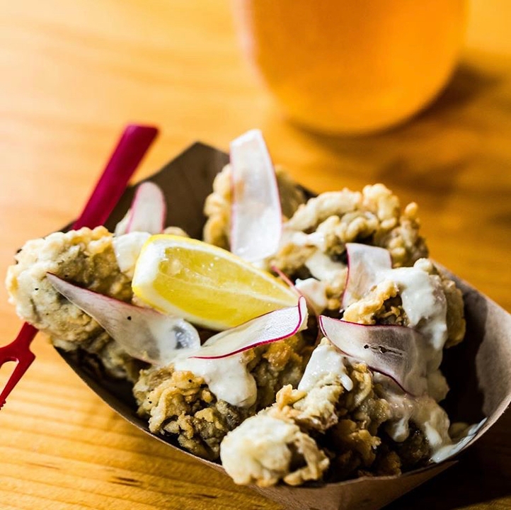 Order FRIED OYSTERS food online from Match Burger Lobster store, Westport on bringmethat.com
