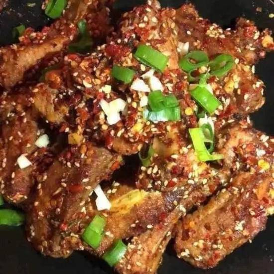 Order Pork Rib with Spicy Seasoning香辣排骨 food online from Chuanyu Fusion store, Oklahoma City on bringmethat.com