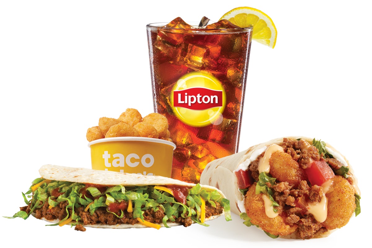 Order Meat & Potato Burrito & Softshell Taco Combo food online from Taco Johns store, Champaign on bringmethat.com