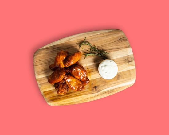 Order Garlic Parmesan Wing-Off food online from A Wing And A Prayer store, Briarcliff Manor on bringmethat.com