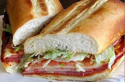 Order 7" Ham, Salami and Provolone Hero food online from Linwood Pizza store, Fort Lee on bringmethat.com