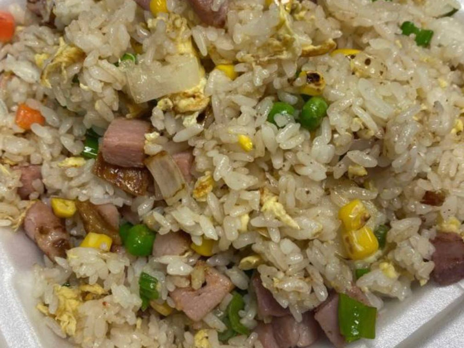 Order Ham Fried Rice food online from Rice Bowl Cafe store, Austin on bringmethat.com