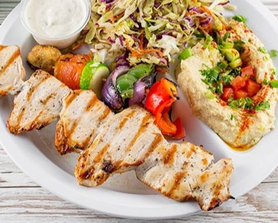 Order Chicken and Vegetable Kabob food online from Chicken Maison store, Rancho Palos Verdes on bringmethat.com