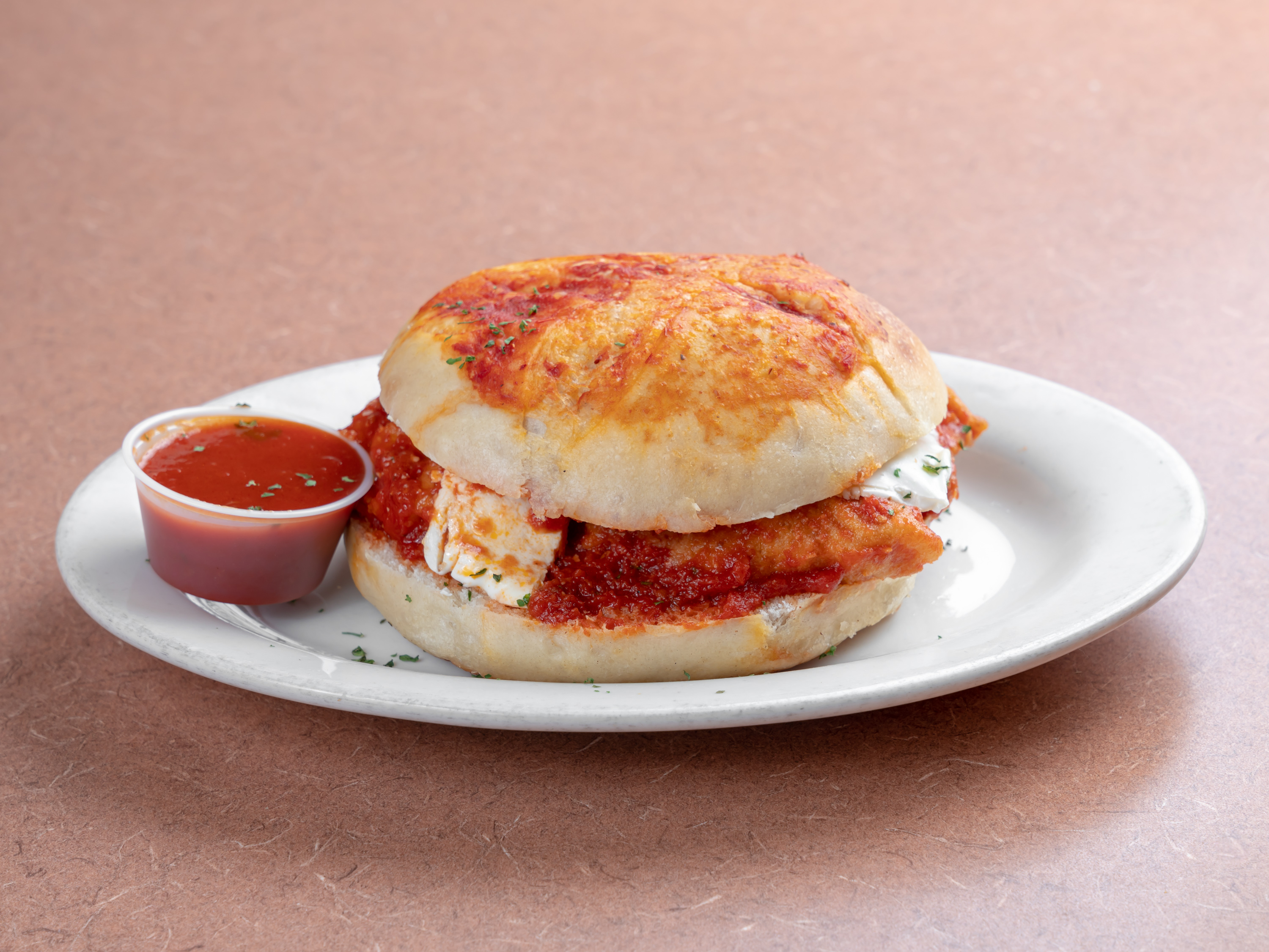 Order Chicken Parm Panini food online from Ancona store, Valley Stream on bringmethat.com