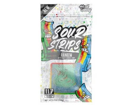 Order Sour Strips Rainbow (3.7 oz) food online from Urban Value Corner Store store, Dallas on bringmethat.com