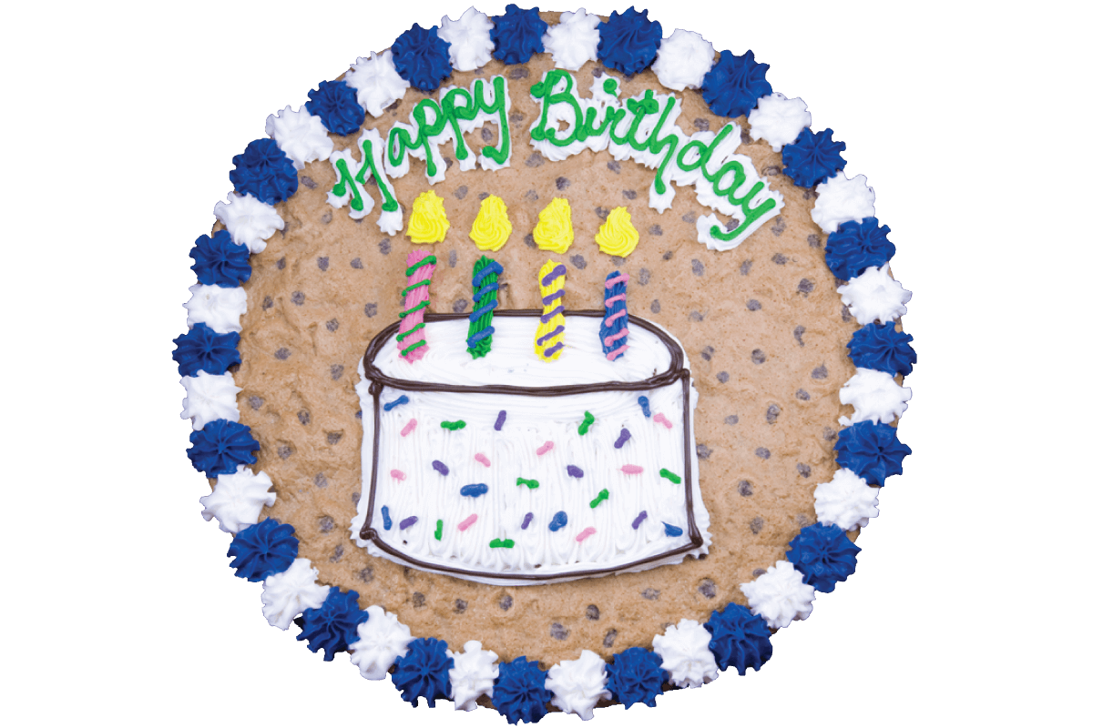 Order #127: Birthday Cake food online from Nestle Toll House Cafe store, Cedar Park on bringmethat.com