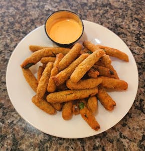 Order Fried Green Beans food online from Chill N Grill Xpress store, Summerville on bringmethat.com