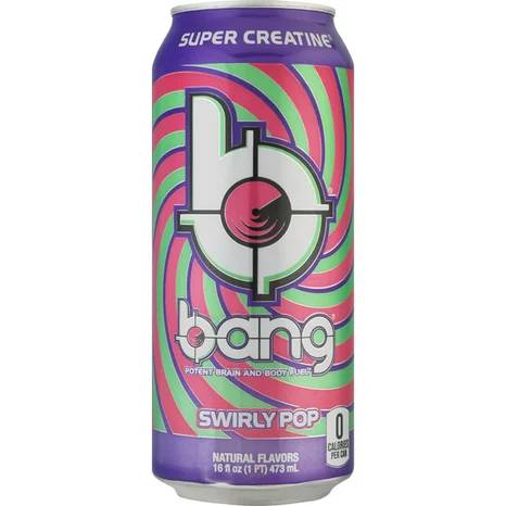 Order Bang Energy Energy Drink Swirly Pop Super Creatine food online from Pepack Sunoco store, Peapack on bringmethat.com