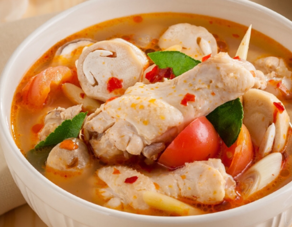 Order 2. Spicy Chicken Soup food online from Thai Original Bbq store, Culver City on bringmethat.com