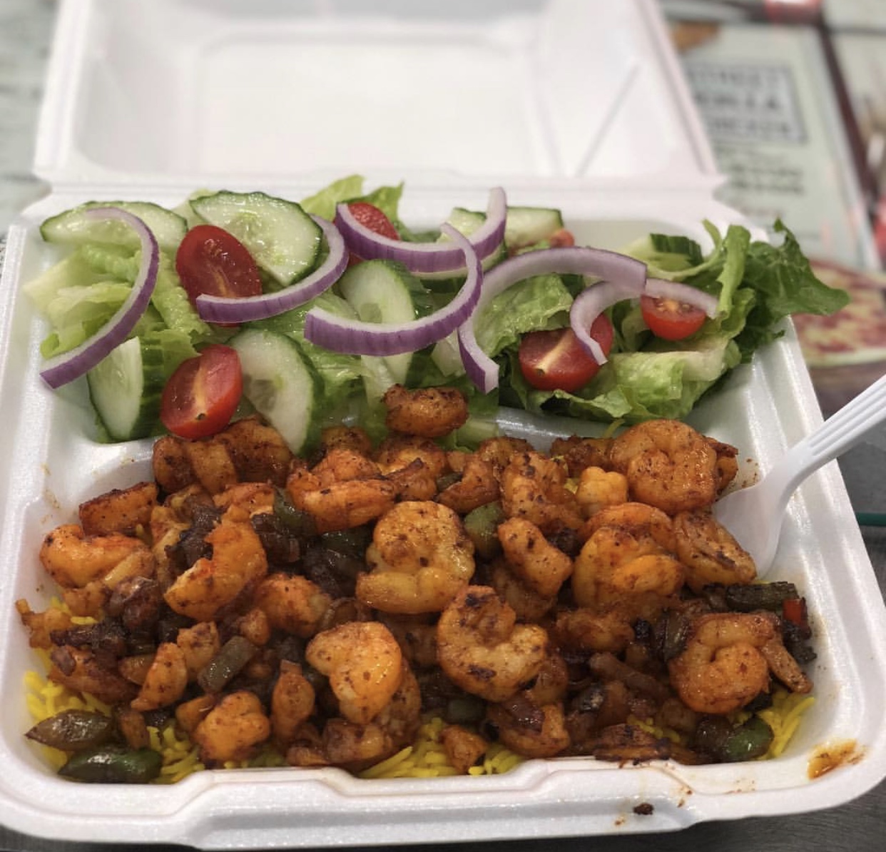 Order Shrimp Over Rice food online from State Street Pizzeria store, Schenectady on bringmethat.com