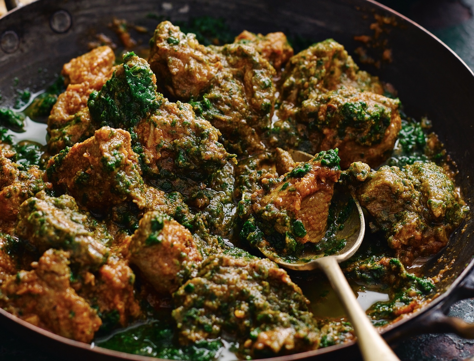 Order Saag Curry food online from Bombay grill store, Brooklyn on bringmethat.com