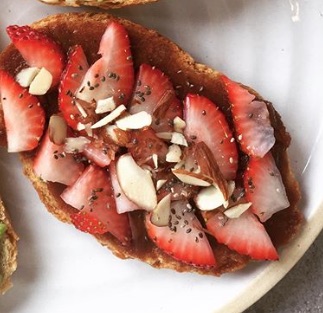 Order Strawberry Nutella Toast food online from Beach Cities Cafe store, Redondo Beach on bringmethat.com