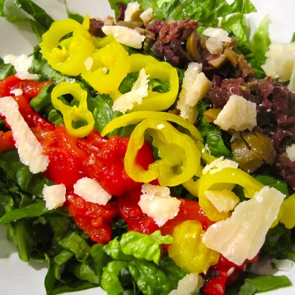 Order Antipasto Salad food online from Cybelles Pizza Restaurants store, Daly City on bringmethat.com