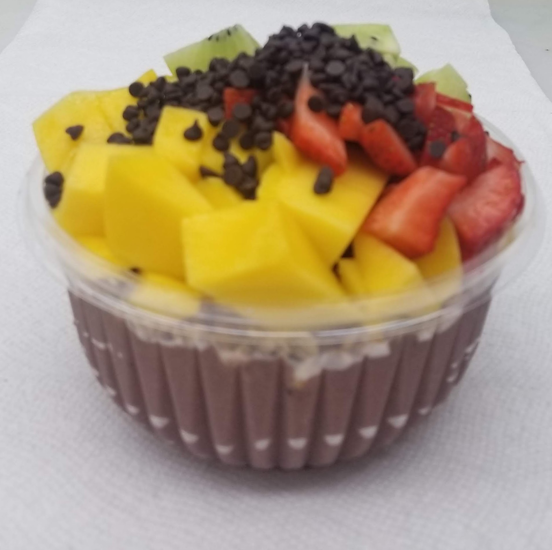 Order Cocoa Peanut Butter Acai Bowl food online from All Natural, All Fresh store, New York on bringmethat.com