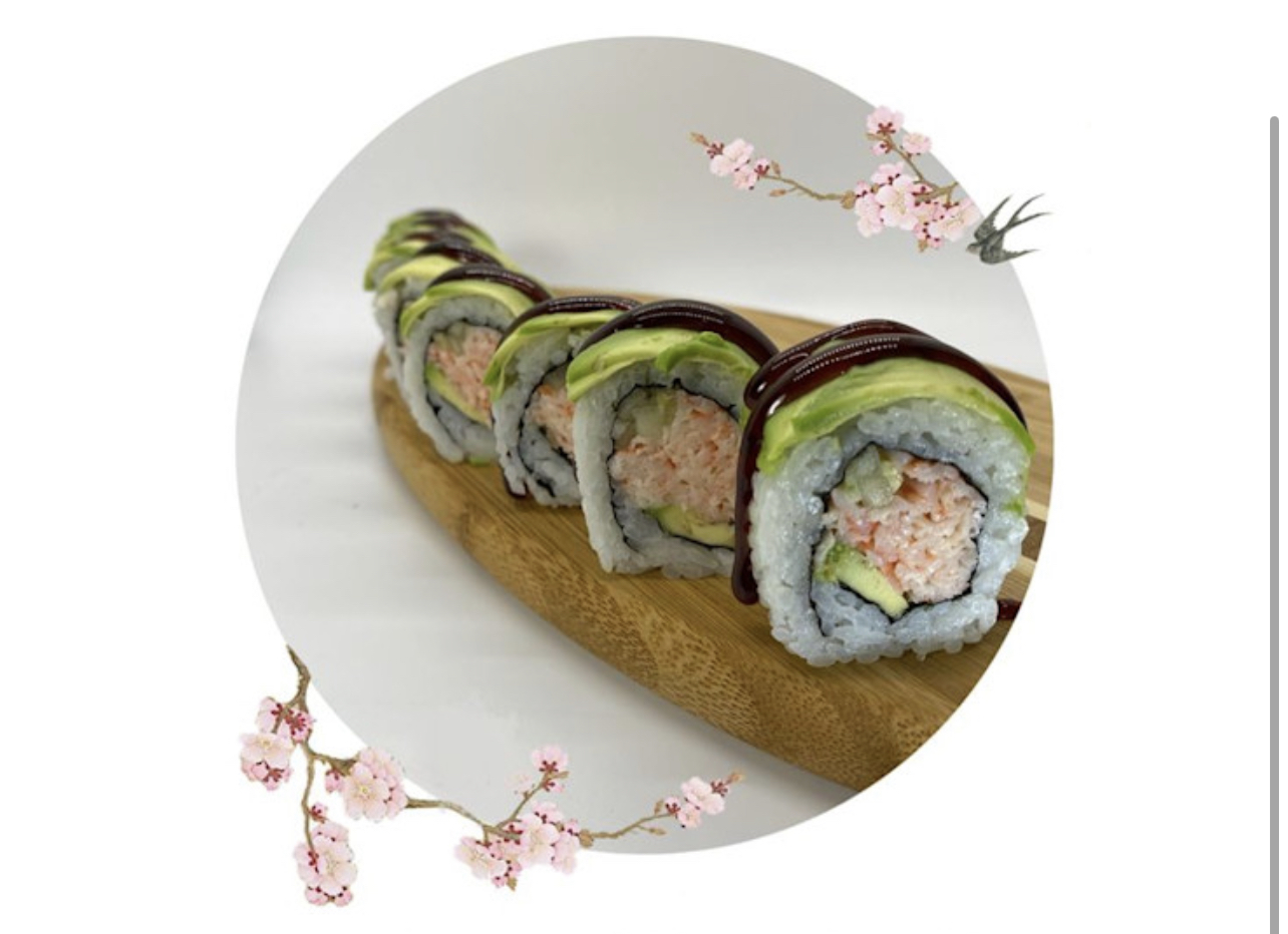 Order Caterpillar Roll food online from Iron Chef store, Phoenix on bringmethat.com